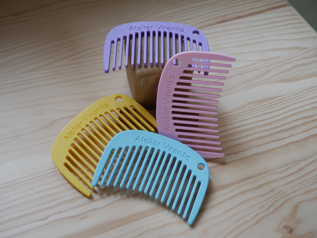 LOT DE 4 PEIGNES A CHEVEUX IMPRIME EN 3D