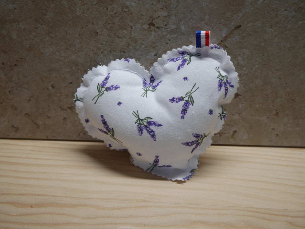 COFFRET DECO TROIS COEURS PARFUMES " FLEUR DE COTON ".