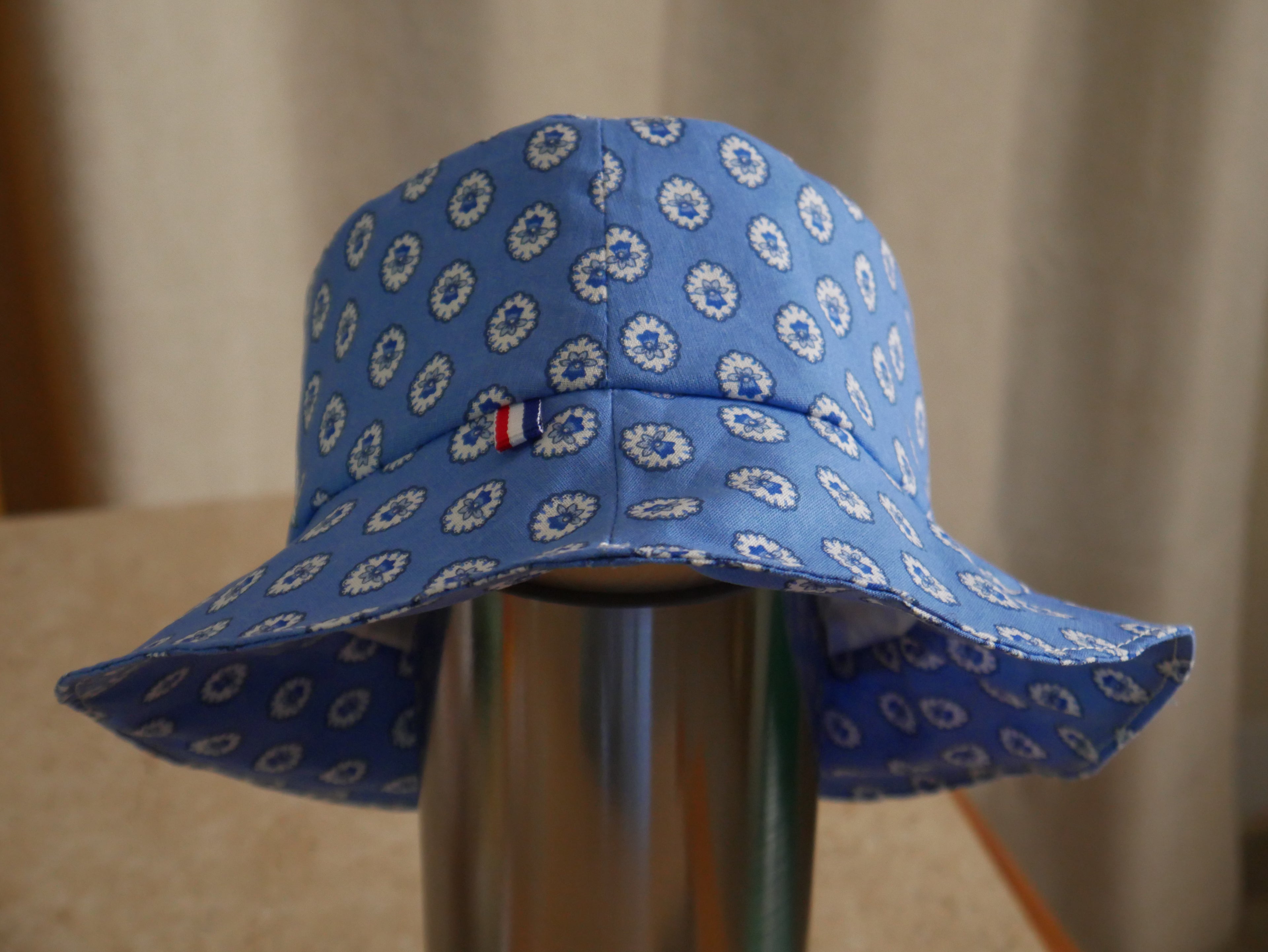 Chapeau bob en coton Motif "Provence"