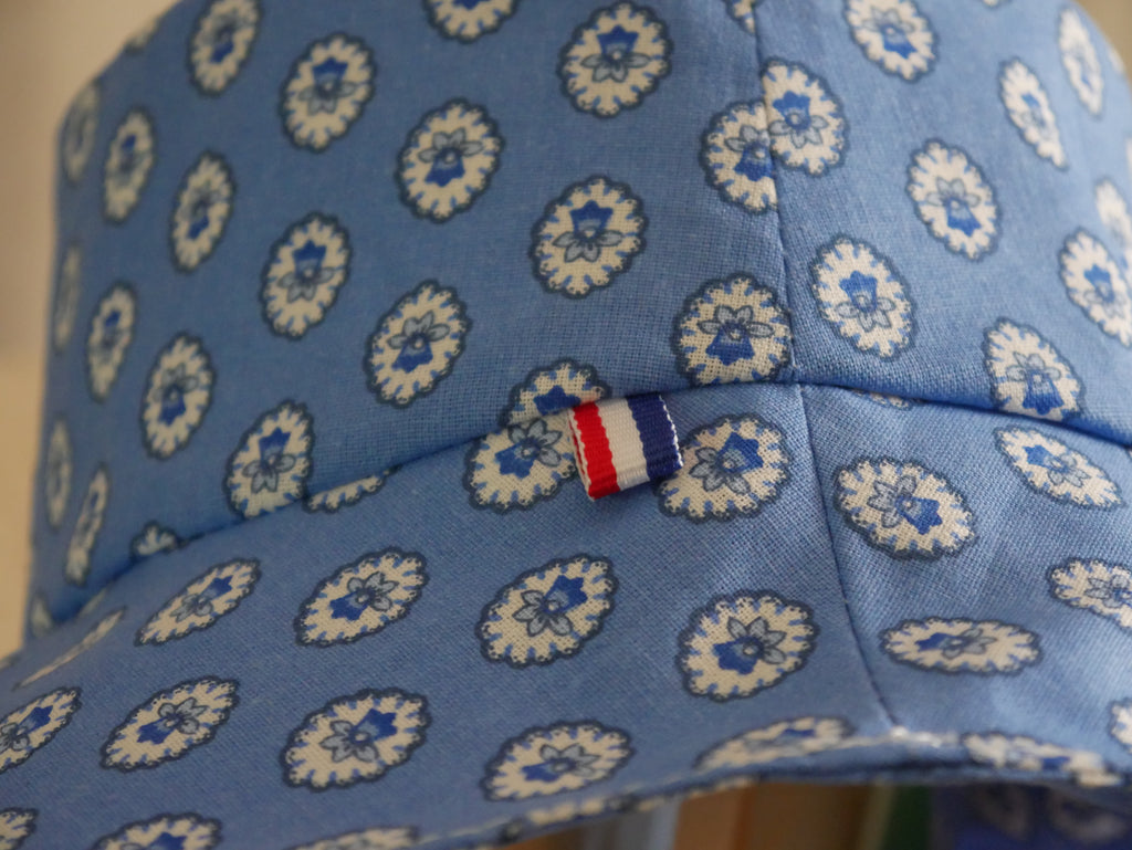 Chapeau bob en coton Motif "Provence"