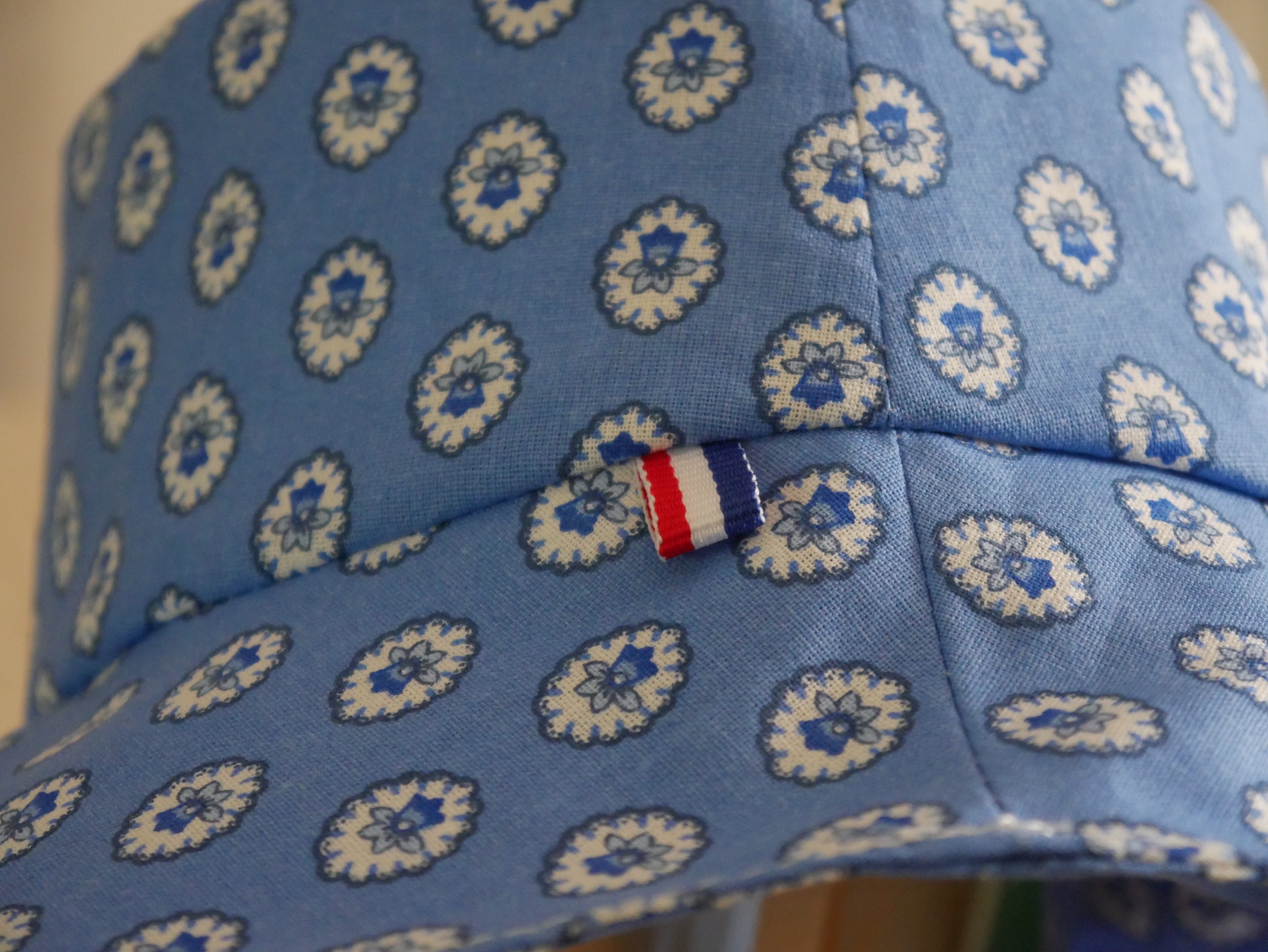 Chapeau bob en coton Motif "Provence"