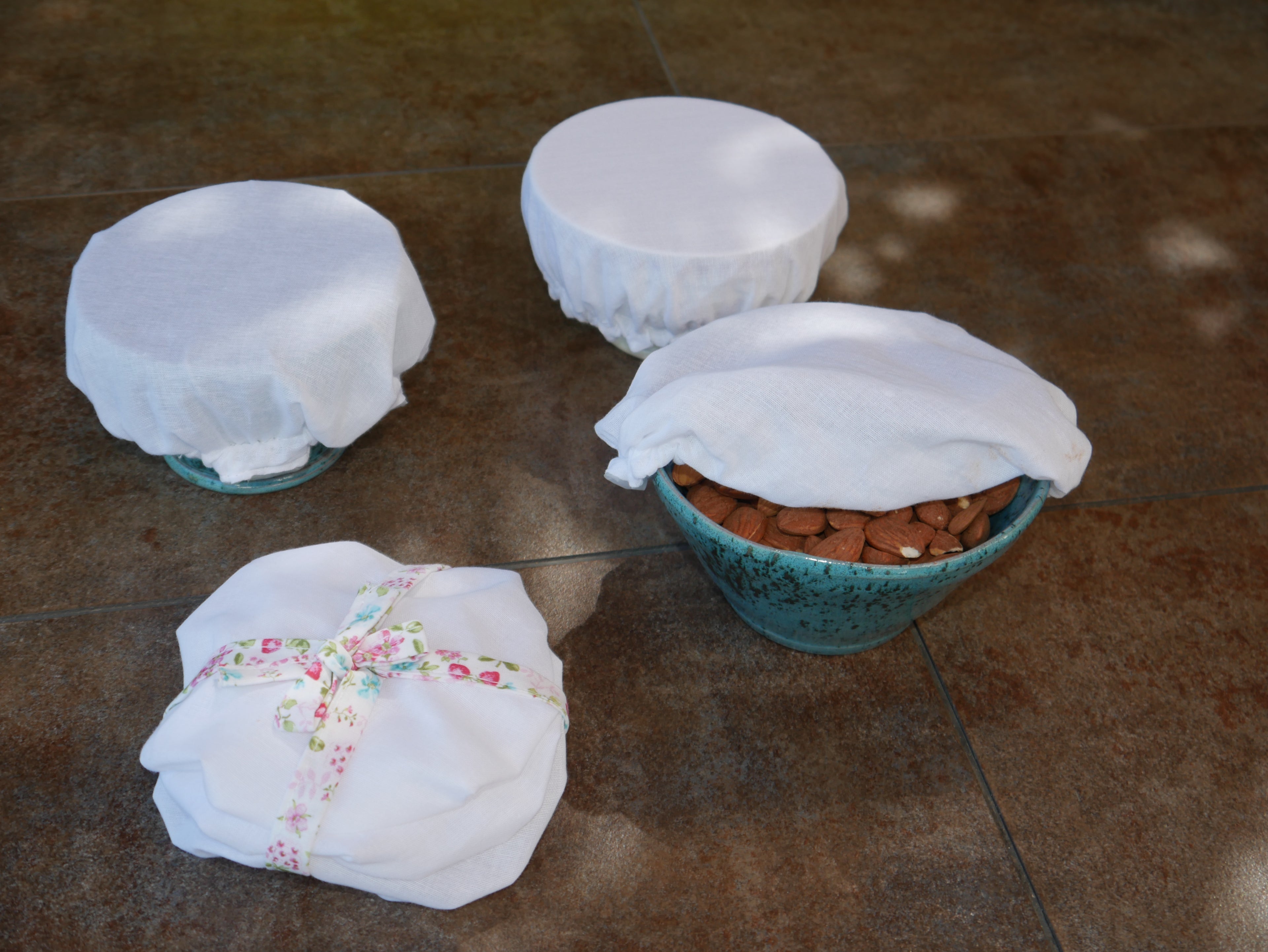 Charlottes couvre-plats réutilisables - Lot de trois